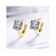 thumbnail image 3 of Aretes Plata Largos Xtellar  Con Zafiro Y Diamantes Elegancia Moderna, 3 of 3