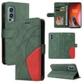 thumbnail image 1 of Compatible OnePlus Nord 2 5G Case, Leather Wallet Case Stand View Magnetic Clasp Book Flip Folio Phone Cover - Green, 1 of 5