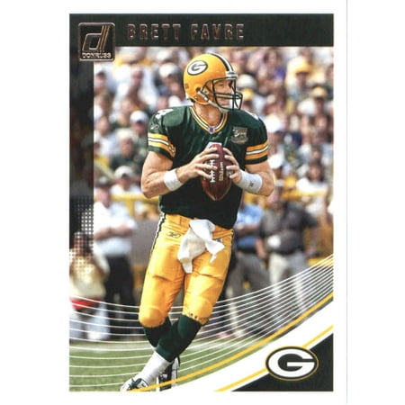 2018 Donruss #110 Brett Favre Green Bay Packers Football (Brett Favre Best Game)