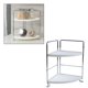 thumbnail image 3 of Estante de Especias de Cocina de 2 Niveles Sunnimix Organizador de Almacenamiento Plata, 3 of 8