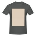 thumbnail image 4 of Bingfone Brown Gingham Men'S Loose Fit Short-Sleeve Pocket T-Shirt, 4 of 7
