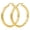 Gold-30mm, variant on Gold Hoop Earrings for Women Hypoallergenic 14k Gold Plated Hoop Earrings Lightweight Diamond Cut Hoop Earrings 50mm