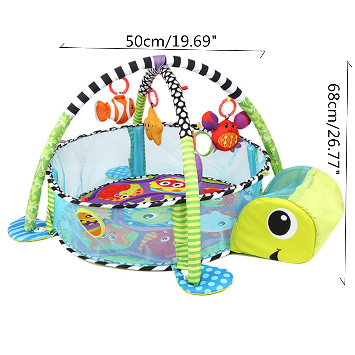 cuggl 3d play gym with hanging accessories