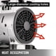 thumbnail image 5 of Compresor de aire portátil VEVOR 2 HP 15.8 galones sin aceite 750 W 115 PSI, 5 of 9
