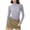 Gray, variant on Women's Slim Fit Ribbed Knit Top Long Sleeve Thermal Baselayer Shirt Soft Stretch Layering Tee for Women Cold Weather, Khaki