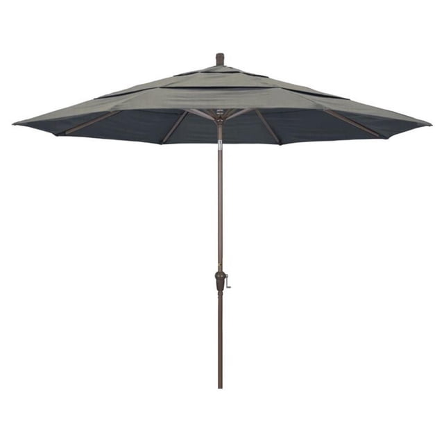 California Umbrella 11' Patio Parapluie dans le Spectre Colombe