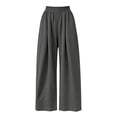 thumbnail image 4 of AESTIVO Women's Loose Fit Joggers, Casual Lounge Pants with Elastic Waist, Active Track Pants for Gym, Walking, Dark Gray L, 4 of 9