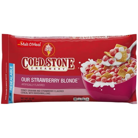 Malt-O-Meal, Cold Stone Strawberry Blonde Cereal, 32 Oz (Best Cold Cereal For Weight Watchers)
