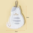 thumbnail image 5 of Dujiujun Cartoon Cat Hand Towel Super Absorbent Quick Dry Extra Soft Hanging Wipe Towel Cleaning Pad Bathroom Accessories, 5 of 8