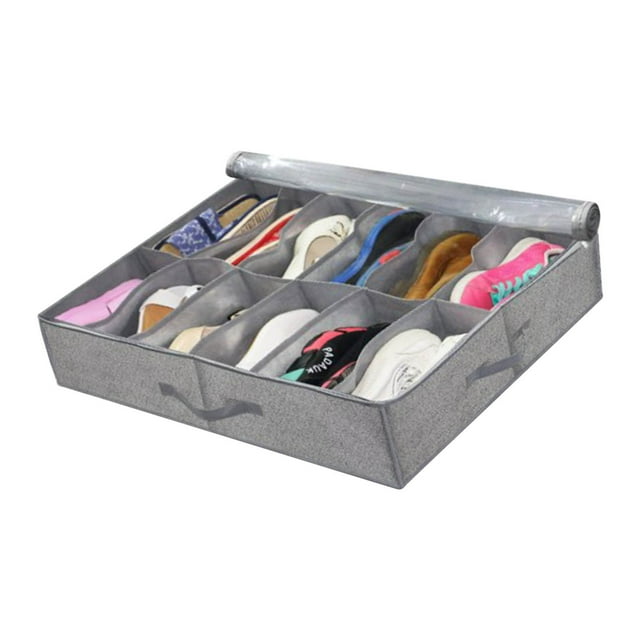Caja de almacenamiento debajo de la cama, bolsa debajo de la cama, bolsas plegables no tejidas debajo de la cama, zapatos debajo de la cama, bolsas de almacenamiento para armario, eficiencia óptima Jadeshay A
