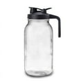 thumbnail image 1 of 64Oz Glass Pitcher with Lid Wide Mouth Jar Leak-Proof Water Jug, for Water, Juice, Milk, Tea, Iced Coffee, and Drinks, 1 of 9