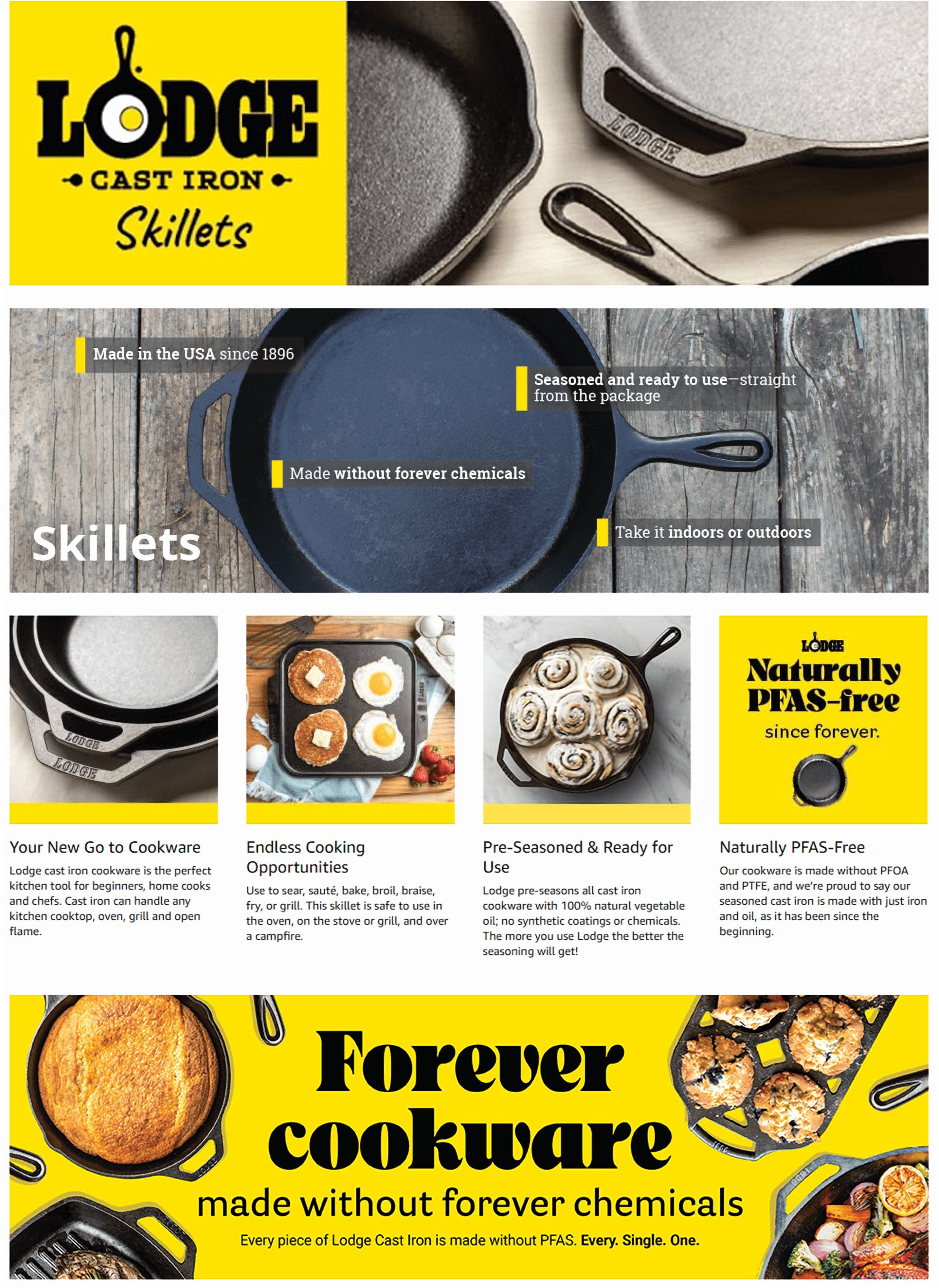 Lodge 12-Inch Seasoned Cast Iron Skillet photo 4