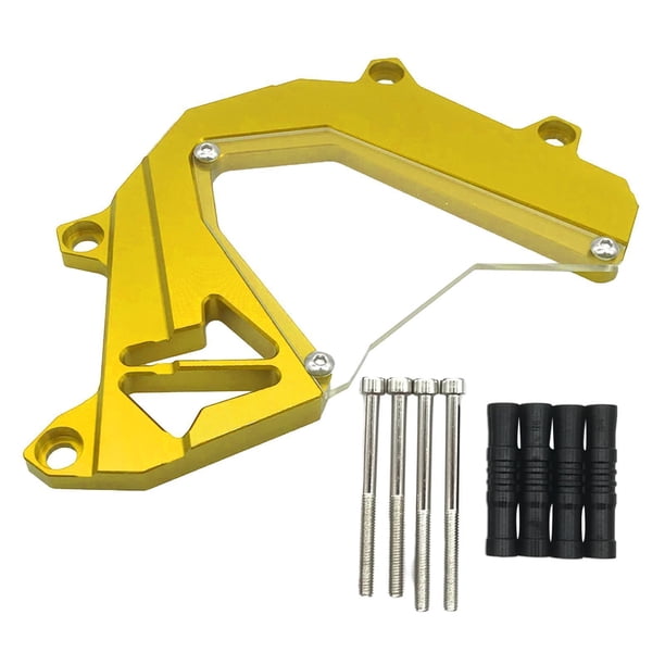 Cadena de cubierta Delantera Delantera de La Motocicleta Funda Protectora para 2013-2019, Liviano dorado DYNWAVEMX Cubierta de protección de cadena