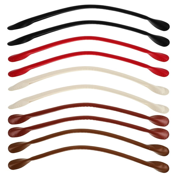 KAKOWELY 12pcs Fake Leather Bag Straps Handbag Straps Replacement Purse Handles Diy Bag Making Purse Straps Crochet Bags Accessories16.14"X1.38"X1.38"