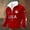 Red, variant on 250th Anniversary Sweatshirts Long Sleeve Usa Flag Print Stand-Up Collar 1/4 Zipper Sweatshirts Patriotic Retro Top