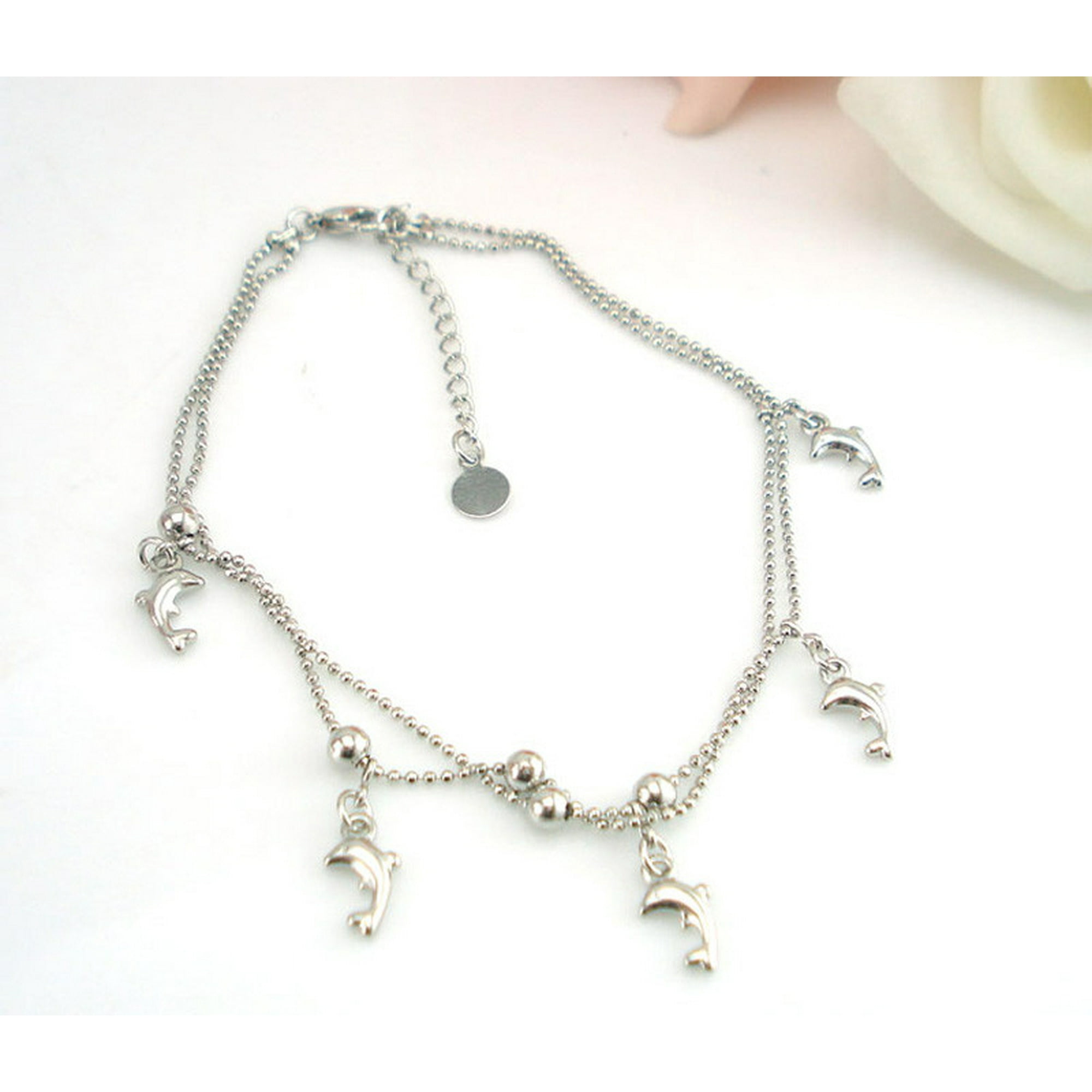 HOARBOEG Dolphin Fish Women Chain Anklet Bracelet Sandal Beach Foot Jewelry Walmart