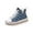 #0090-Blue, variant on Xucatan Women's High Top Platform Sneakers Canvas Sneakers Denim Rhinestone Fashion Walking Casual Lace Up Fashion Shoes Casual Platform Ankle Boots Gift