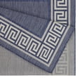 thumbnail image 2 of Durable Polypropylene Area Rugs Modern Border 7x10 Indoor Outdoor, 2 of 4