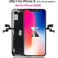 thumbnail image 2 of For iPhone X Screen Replacement 5.8 inch, 3D Touch LCD Display Digitizer Assembly  Compatible with iPhone X (Model A1865, A1901, A1902), 2 of 6
