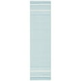 thumbnail image 6 of SAFAVIEH Kilim Orpa Striped Wool Area Rug, Light Blue/Ivory, 3' x 5', 6 of 7