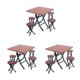 thumbnail image 1 of Tholdsy 1/12 Miniature Room Furniture Kit Chair Foldable Table Plastic Set Type1 NO1, 1 of 6