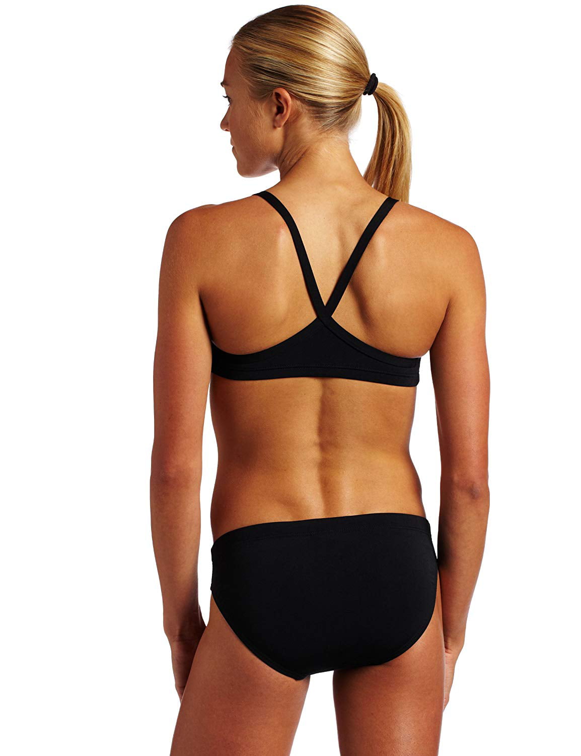 New TYR Women's Solid Durafast Diamondback Workout Bikini 