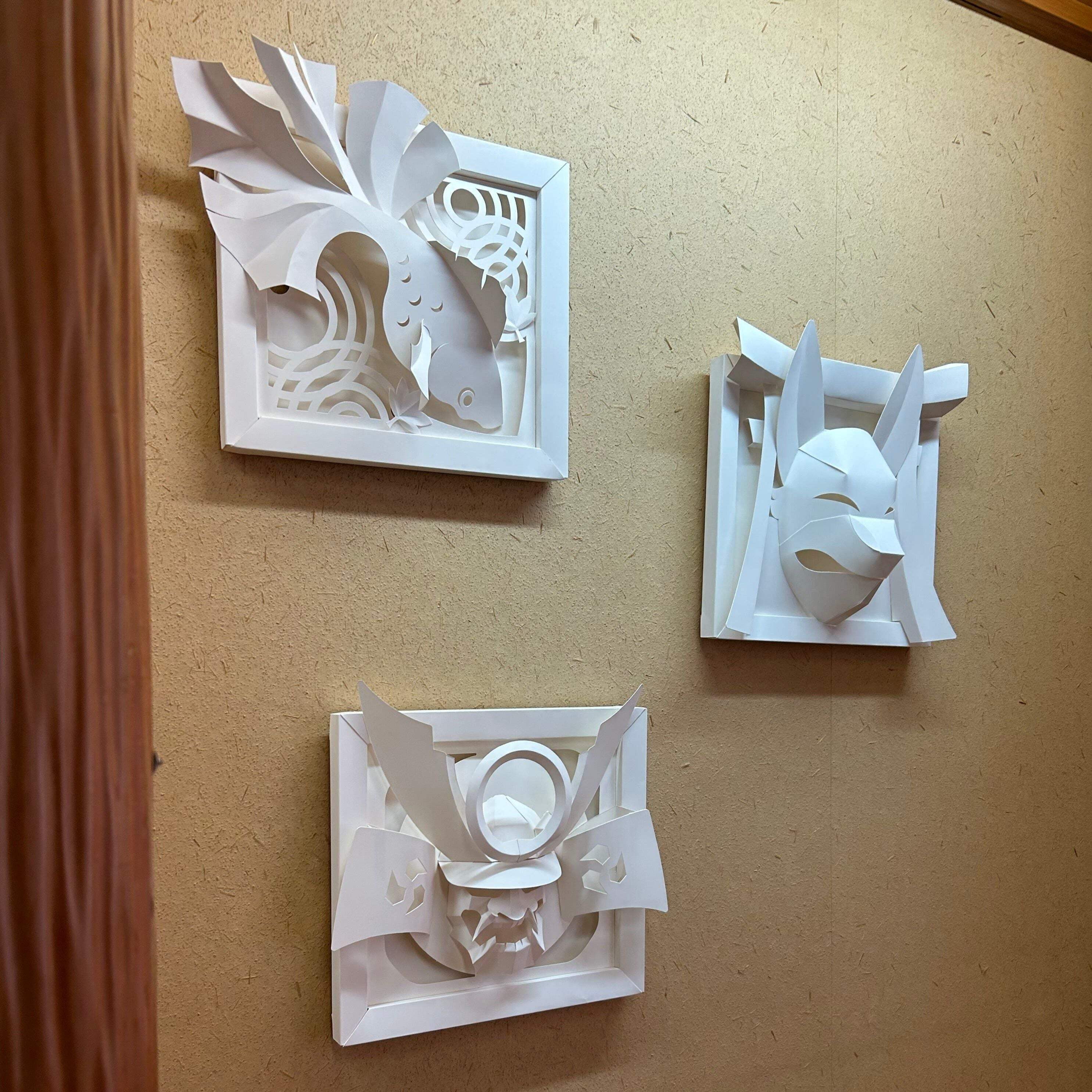 Kagurazaka Craft Busho Kabuto Original Paper Craft Traditional Design Japan