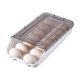 thumbnail image 1 of Caja de almacenamiento de huevos para refrigerador, soporte de almacenamiento de huevos, frigorífico separado, frigorífico transparente, soporte de huevos, bandeja para ahorrar alimentos, estante para Feliz Sencillez, 1 of 5