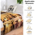 thumbnail image 6 of Custom Blanket with Photo Text Personalized Throw Blanket Customized Blanket for Her for Him Flannel Blankets Father's Day Mother's Day Birthday Valentines, Navy, 40"x50", 6 of 6