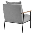 thumbnail image 5 of npd furniture and more Quinton Fabric Arm, Boucle Gray Accent Chair, 5 of 8