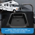 thumbnail image 3 of Drop In Kitchen Sink, 325 X 265 X 65mm 304 Stainless Steel Square Sink with Efficient Drainage, 40mm Outlet, Scratch Resistant RV Bathroom Kitchen Sink, 3 of 7