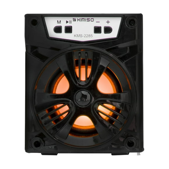 Bocina Bluetooth Kimiso 3" Luz LED Colores Surtidos