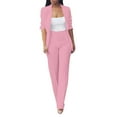 thumbnail image 2 of Pyhlmscde Womens Fall Fashion 2 Piece Sets Open Front And Slim Fit Pants Suits Set, Two Piece Sets for Women, Women Fall Clothes, Sweatsuits for Women, 2 of 4