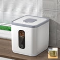 thumbnail image 4 of TopLLC Protection contre les Marées Seau à Riz Scellé Boîte de Rangement Alimentaire pour la Maison Bocal de Rangement pour Riz Couvercle à Pression Conception Résistant aux Hautes Températures Peut Contenir 5 kg de Riz Seaux à Riz, 4 of 9