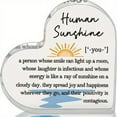 thumbnail image 7 of Human Sunshine Definition Birthday Gifts for Women Men Inspirational Gifts for Friends Coworker Sister Mom Dad Aunt BFF Grandma Boss Teacher Nurse Decorative Desk Signs, 7 of 7