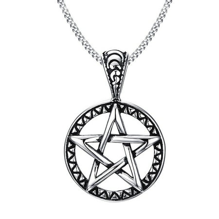 Pentagram pendant clearance