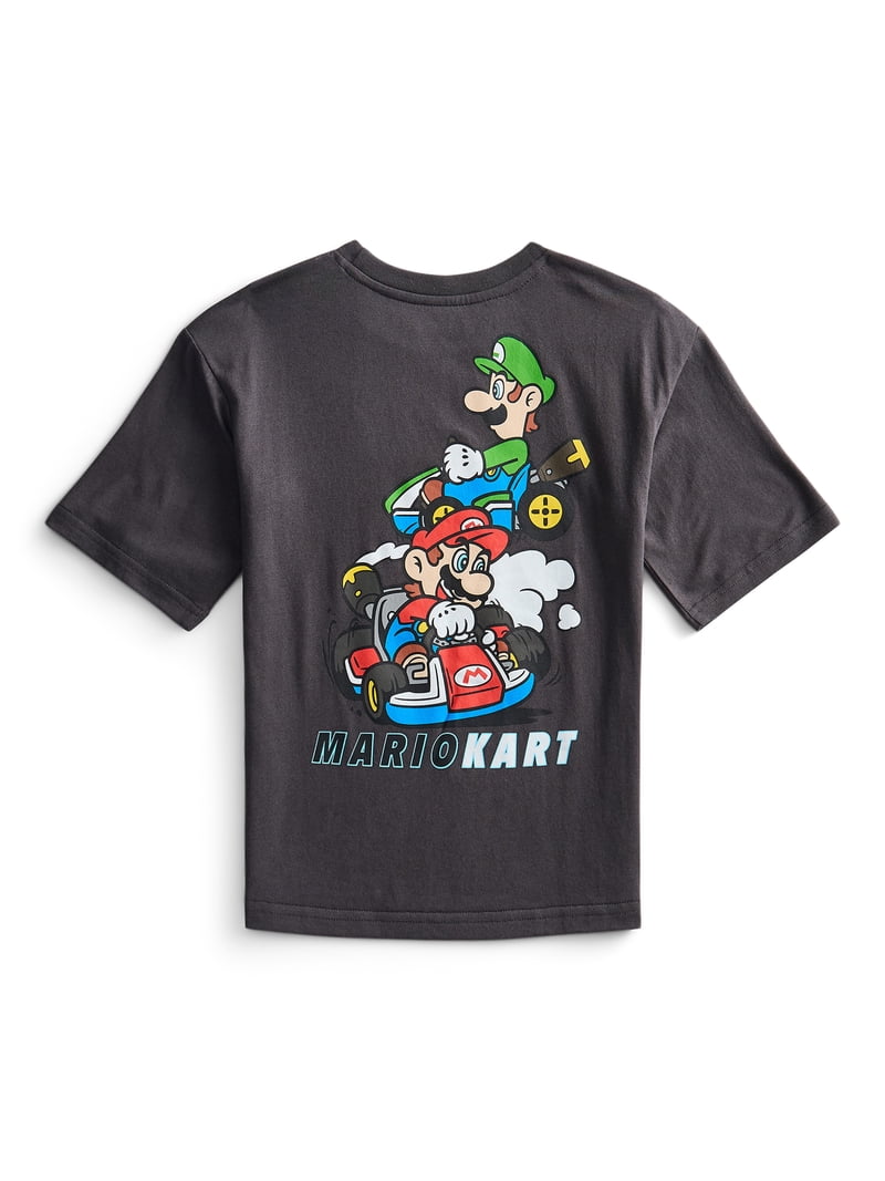 MARio様　t-shirt Super Mario Boys Graphic Tee with Short Sleeves, Sizes 4-18