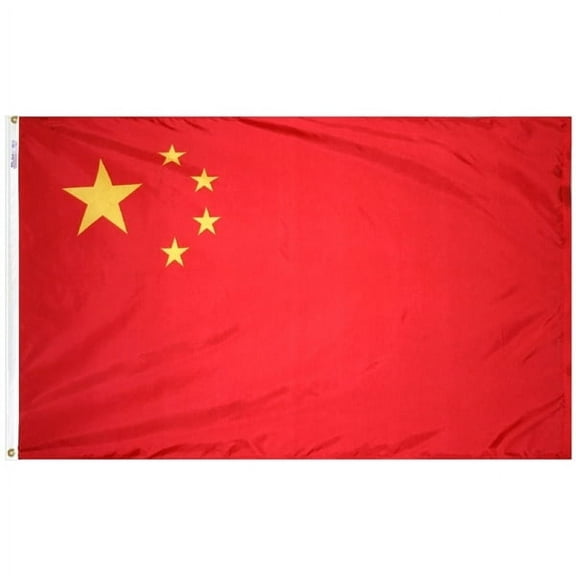 4x6' DURAWAVEZ CHINA (PEOPLES REPUBLIC) NYLON FLAG CH&G