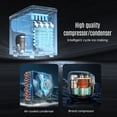 thumbnail image 3 of Máquina de hielo Irfora Máquina para hacer hielo en la encimera, 10 cubos listos en 6 minutos, 26 libras en 24 horas, máquina de hielo autolimpiante con cuchara para hielo y cesta, 2 tamaños de hielo, 3 of 7