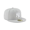 thumbnail image 3 of Cap New Era New York Yankees Basic 59FIFTY Fitted Gray, 3 of 6