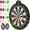 Black, variant on Magnetic Dart Board Game Black 12 Darts Indoor Outdoor Family Party Use