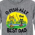 thumbnail image 3 of Pete The Cat - O-Fish-Ally The Best Dad - Toddler And Youth Long Sleeve Graphic T-Shirt, 3 of 6