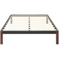 thumbnail image 1 of Classic Brands DeCoro Devon Wood Slat Metal Platform Bed Frame, Queen, 1 of 1