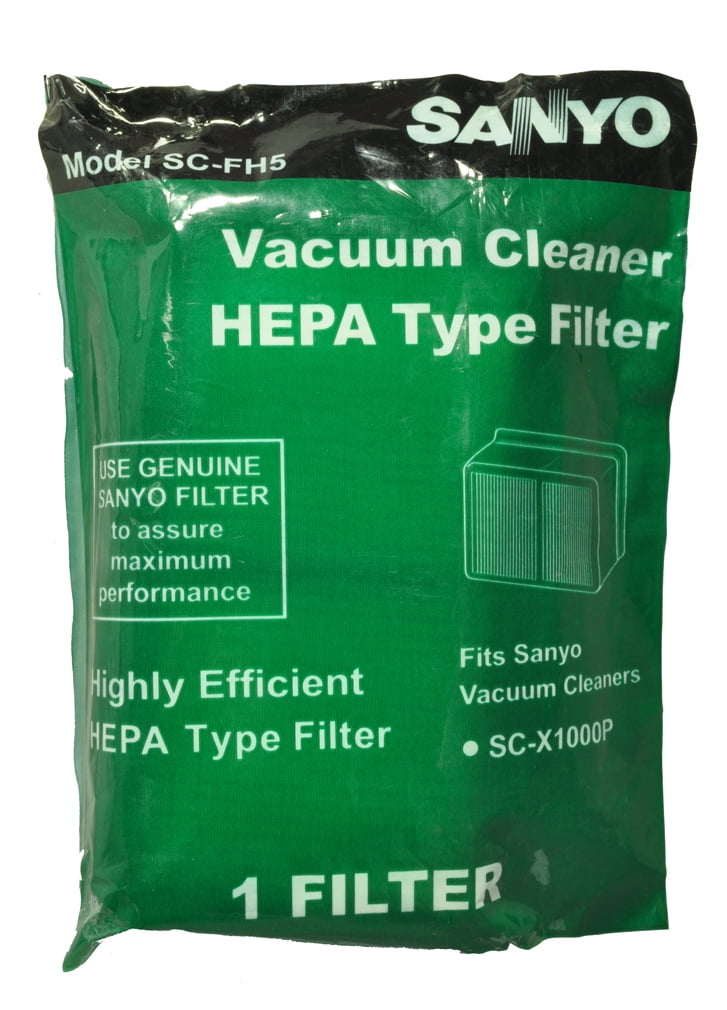 Sanyo Model SCZ1000P, SCFH5 Vacuum Cleaner Hepa Filter