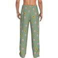 thumbnail image 2 of Bixox Men's Pig Face With Sunflower Patterned Pajama Pants with Pockets Lounge Clothes for Home, 2 of 5