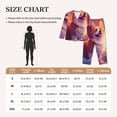 thumbnail image 4 of Picia Sunset Cloud Corgi Pattern Women’s Long-Sleeve Sleepwear Set - Soft 2-Piece Loungewear with Pockets, Comfy PJs for Relaxing Nights-Small, 4 of 7