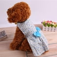 thumbnail image 4 of Floral Dog Dress Cute Dog Skirt, Pet Summer Dress for Dogs and Cats, Cute Bow Tie Shirt Outfit for Puppies, 4 of 6