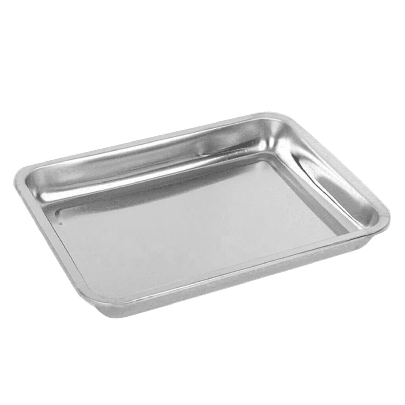 12-Piece Stainless Steel Tray Set - Cookie Sheets for Baking, Cookie Baking Sheets, Toaster Oven Pan and Tray, Small Oven Pan - 14x10.6 Inch Nonstick Rectangular Grill Pans,Dishwasher Safe(Silver)