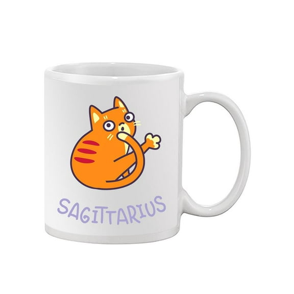 Sagittarius Cat Design. Mug  -Image by Shutterstock,