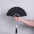thumbnail image 4 of CSChome Handheld Fan Elegant Folding Chinese Style Hand Painting Lightweight DIY Photography Prop, 4 of 7